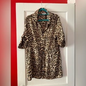 Calvin Klein Leopard Print size large